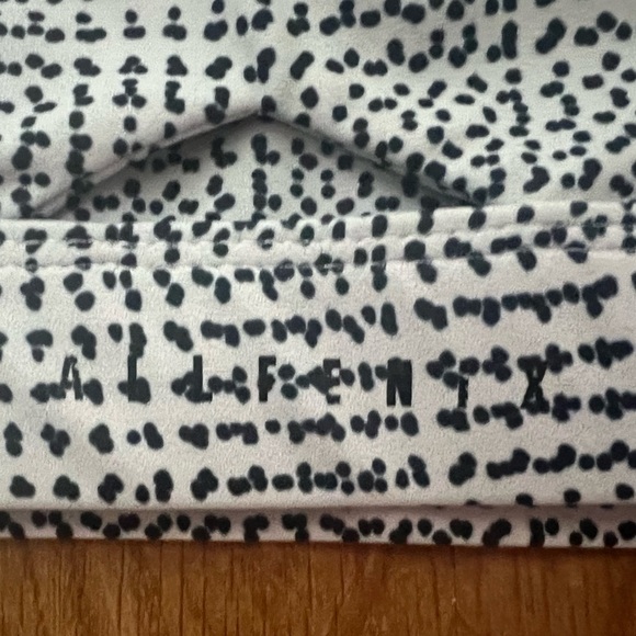 Anthropologie All Fenix White & Black Sport Bra (Size M) - Picture 4 of 5